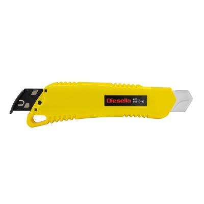 General-purpose Knife with 18 mm blade, Screw Lock and storage with 2 extra blades